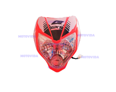 Carena con foco GXT250R/KMF ZX250R rojo 600713