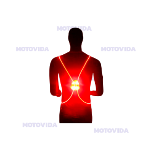 Chaleco reflector Motociclista con led