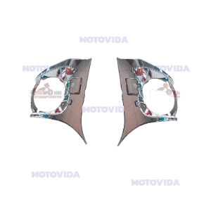 Kit de cromo para foco Mototaxi par