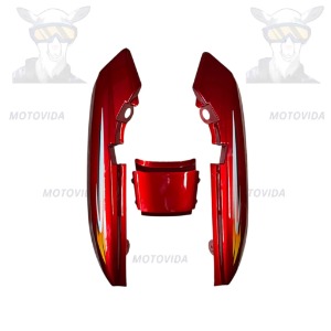 Cubierta trasera HJ125-7 rojo