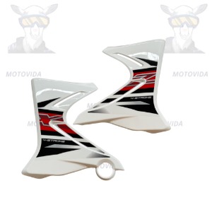 Cobertores de tanque XTZ125/RTZ150 blanco LR