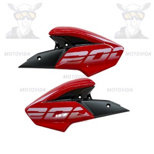 Rompevientos Pulsar200 NS rojo 600941