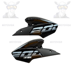 Rompevientos Pulsar200 NS negro 600940