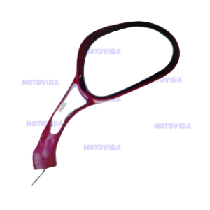 Kit de espejos DS150/motoneta rojo