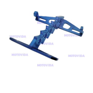 Porta placa aluminio grueso azul