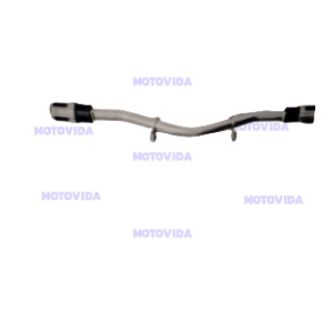 Slider tubo aluminio cromado