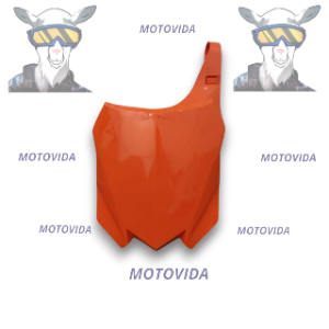 Porta numero  universal naranja