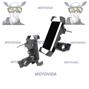 Porta celular con cargador universal