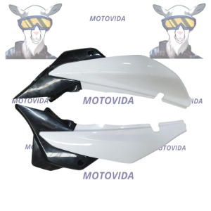 Kit de tapaderas y cubierta xm200/bross125 blanco