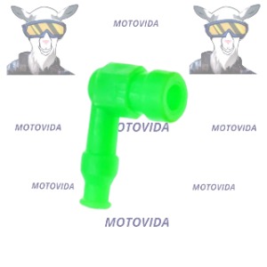 Codo de bujia verde