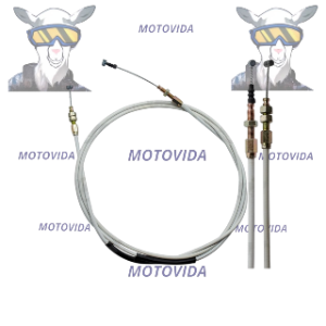 Cable de cambio blanco Mototaxi TVS 