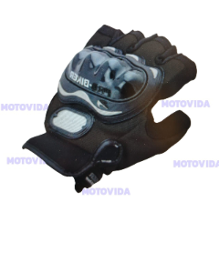 Guantes corto con protector negro