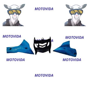 Pechera TVS apache RTR200 azul
