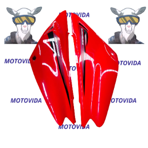Kit de tapaderas XTZ125 rojo