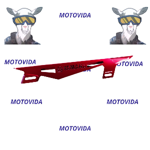Cubrecadena aluminio yamaha rojo