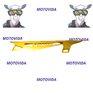 Cubrecadena aluminio yamaha dorado