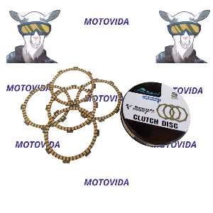 kit de discos de clutch dt175/cruz/xtz los lobos 5 piezas