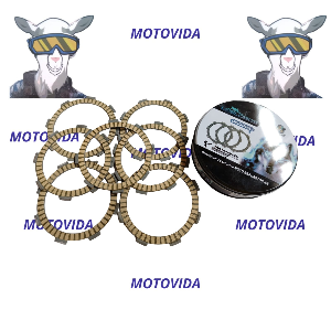 Kit de discos de clutch Mototaxi205/4S 7 pcs Lobos