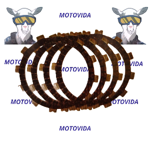 kit de discos de clutch GXT/KMF/DR200/EN125/gn125 5 pcs