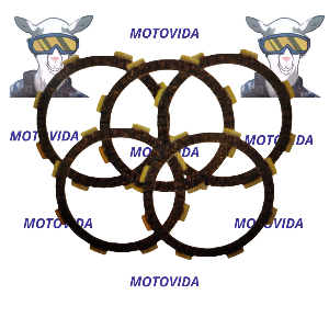 Kit de discos de clutch motocargo tauro