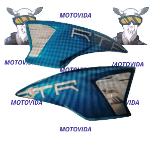 Rompevientos TVS Apache RTR azul