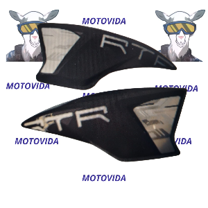 Rompevientos TVS Apache RTR negro