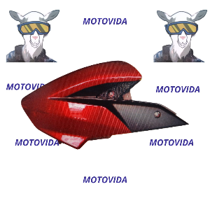 Rompevientos Pulsar200 NS rojo 600941