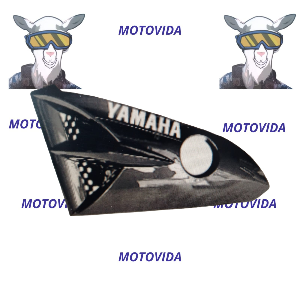 Rompevientos ybr125 gris oscuro