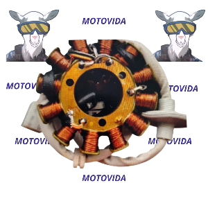 Bobina de magneto mototaxi TVS king