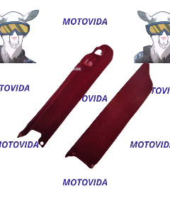 Protector de barra motocross rojo