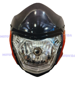 Carena con foco hj150-7 rojo
