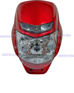 Carena con foco platina 100/125 rojo