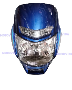 Carena con foco platina 100/125 azul