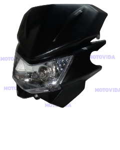 Carena con foco DEFENDER150 negro