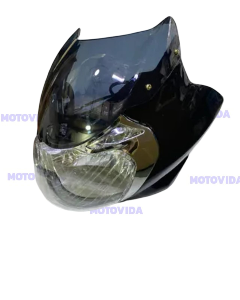 Carena con foco Discovery125/135 negro