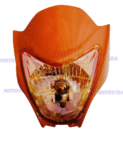 Carena con foco KMF150L/ZX200 naranja