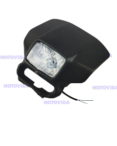 Carena con foco XL200 negro