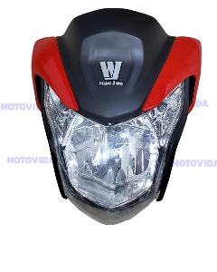 Carena con foco hj150-9 rojo