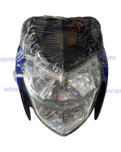 Carena con foco pulsar135 azul