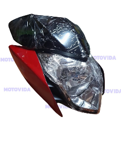 Carena con foco pulsar135 rojo