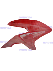 Kit de tapaderas de tanque KMF200/ZX150L rojo