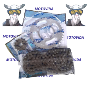 Kit de traccion YBR/FT125/150Z/CR1 39T