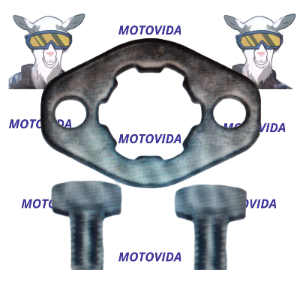 Seguro de sprocket con tornillos pulsar135/platina/ax100