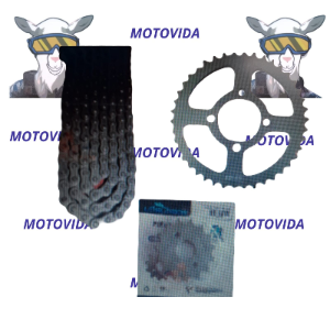 Kit de traccion AX100/platina100/125/discover100 42T