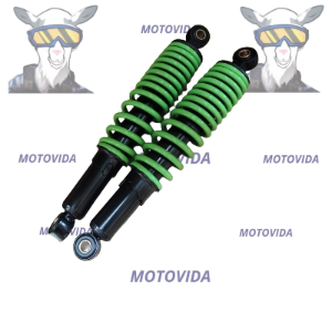 Kit de amortiguadores Italika 150Z/CR1/YBR125 verde