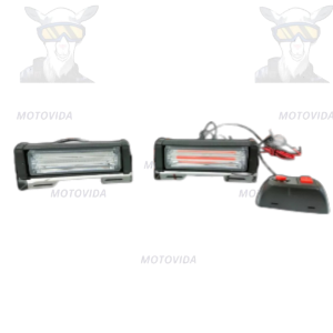 Luz superled con control 2 pcs rojo