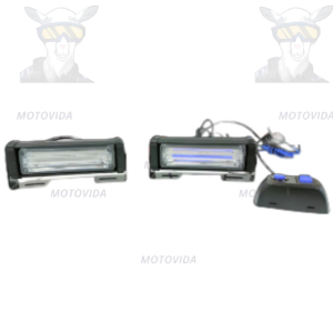 Luz superled con control 2 pcs azul