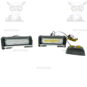 Luz superled con control 2 pcs blanco