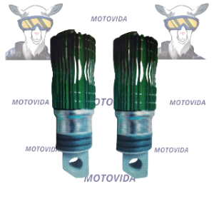 Estribos de aluminio M46 verde