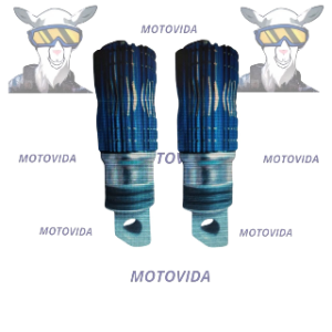 Estribos de aluminio M46 azul